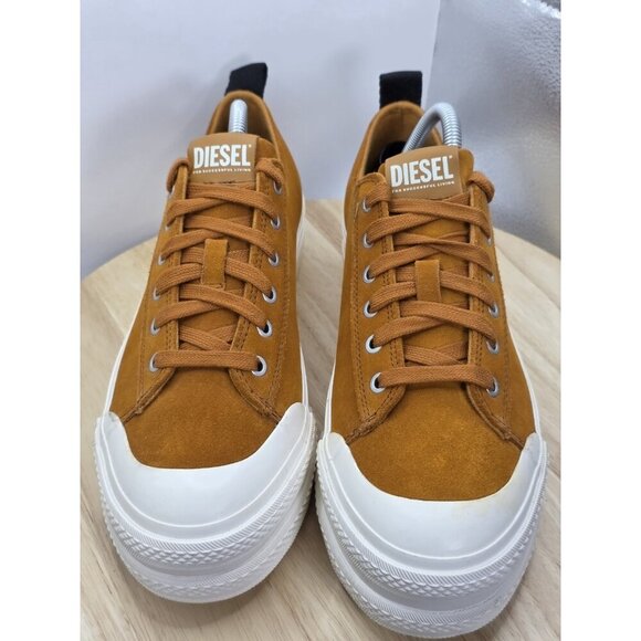 Mens Size  10-Diesel S-Jomua LC  Mens Brown Lifestyle Sneakers Shoes - Picture 4 of 10